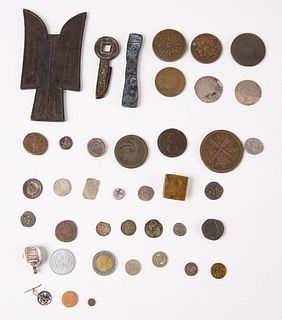 Forty Ancient and World Coins & Tokensï¿½