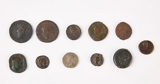 Eleven Bronze/Copper Ancient Coins