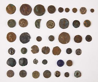 Forty Three Bronze/Copper Ancient Coins