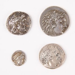 Four Silver Ancient Coins