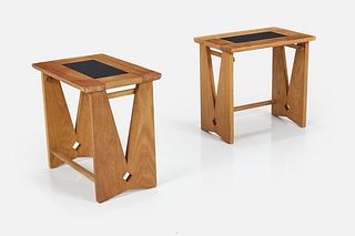 Roger Guillerme + Jacques Chambron (Attrib.), Side Tables (2)