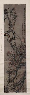 Hanging Scroll Depicting Blooming Plum Branches 梅花立軸畫