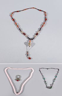 Four Various Pieces of Jewelry