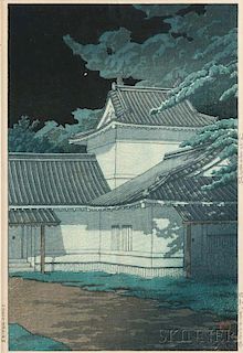 Kawase Hasui (1883-1957), Aoba Castle in Sendai 川瀬 巴水