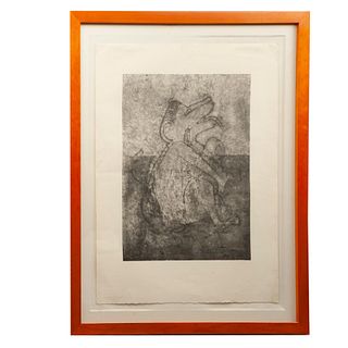 RUFINO TAMAYO, Perro prehispánico,1990, Firmada, Litografía PA XV / XV, 62 x 48 cm imagen / 87.5 x 68 cm papel