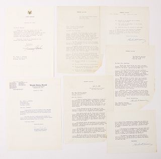 Political Autographs: Presidents-Senators-Treasury