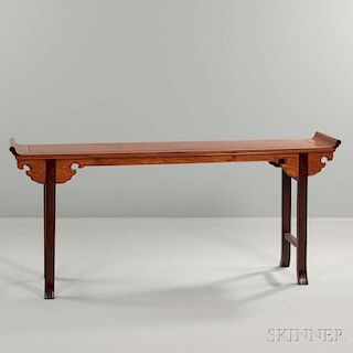 Recessed-leg Hardwood Table 硬木翹頭條案