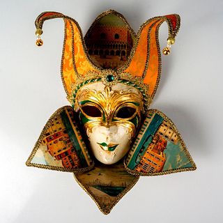Venetian Belvedere Mask, Artist Signed