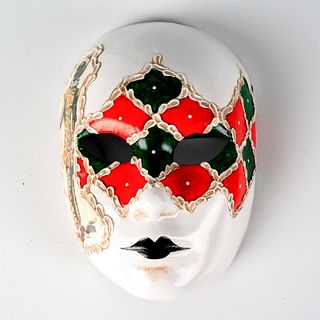 Venetian Mask, Checked Jester Face