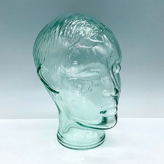 Clear Glass Head Mannequin Wig Hat Display