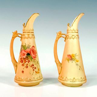 2pc Royal Worcester Porcelain Vases