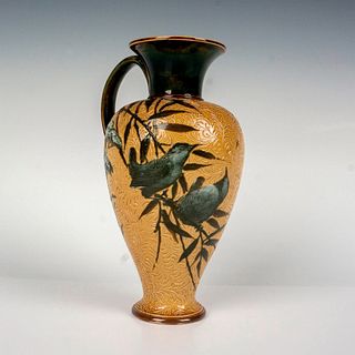 Doulton Lambeth Florence Barlow Bird Vase