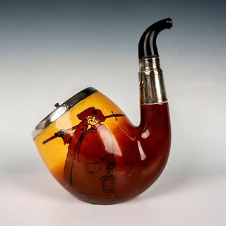 Very Rare Royal Doulton Kingsware Pipe Tobacco Jar, Night Watchman