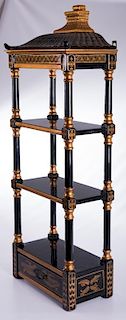Chinoiserie Wall Hanging Etagere