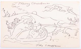 Rudolf Scheffler Christmas Card