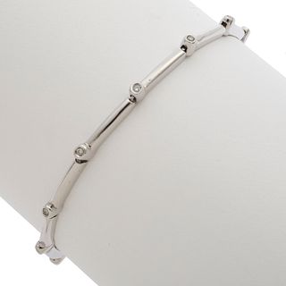 Diamond, 18k White Gold Bracelet