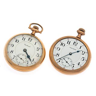 Two Waltham Gold-Filled Pocket Watches