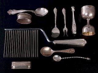 Sterling Silver & Silver Plate Utensils Collection