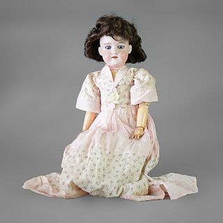Antique German Armand Marseille Late Victorian Bisque Porcelain Doll C1890