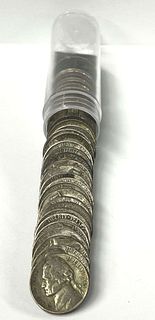 Roll (40-coins) World War II Silver Nickels