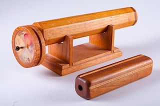Brenchcrafted Wood Kaleidoscopes, Pair