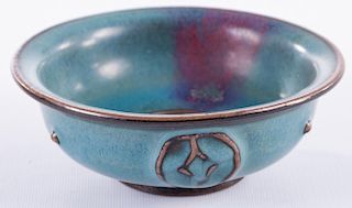 Chinese Dark Blue Porcelain Bowl