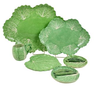 Group of Six Dodie Thayer Lettuceware Table Objects