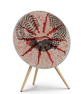 Shahzia Sikander and Bang & Olufsen Custom One-Of-A-Kind Speaker
