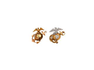 Tiffany & Co Gold Diamond US Marine Corp Insignia