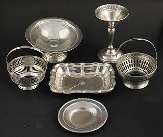 Two Sterling Silver Footed Compotes