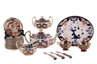 Assorted Royal Crown Derby Partial Dinner Service