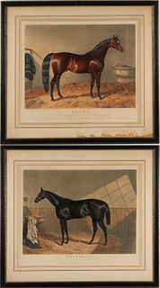 Pair of Equestrian Lithographs After John Herring