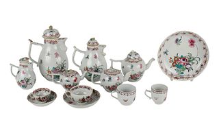 Chinese Export Partial Porcelain Tea Service