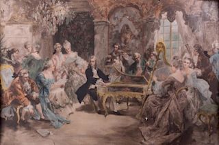Vincente De Paredes "The Recital" C. 1890s