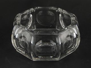 Vintage Faceted Baccarat Crystal Bowl