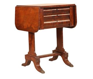 Isaac Ogden Classical Mahogany Work Table