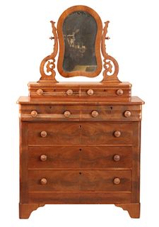 Late Classical Mahogany Chest of Drawers