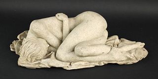 Richard Hallier, Resin Stone Sculpture, "Dreamer"