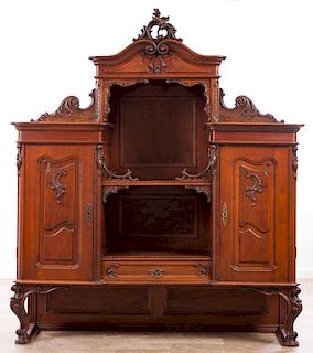 Rococo Style Austrian Cabinet, C. 1900