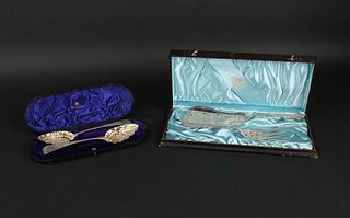 Boxed Set of Victorian Sterling Berry Spoons