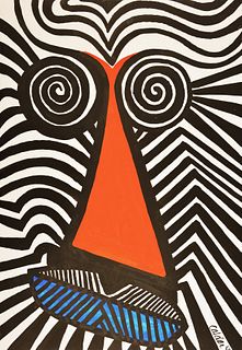 Alexander Calder Gouache Painting