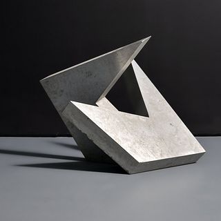 Large Larry Mohr Abstract Aluminum Sculpture