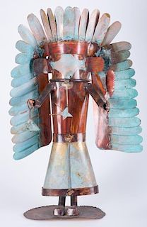 Dale Anderson Copper Sculpture
