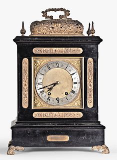 Anglo/German bracket clock