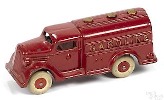 A.C. Williams cast iron Gasoline tanker truck, 6 3/4'' l.