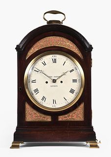 An early 19th century mahogany table clock by Thomas Harper London