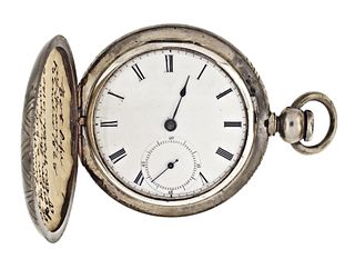 An 18 size Civil War era Waltham Wm. Ellery pocket watch