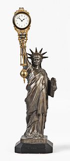 Junghans Statue of Liberty swinging arm clock