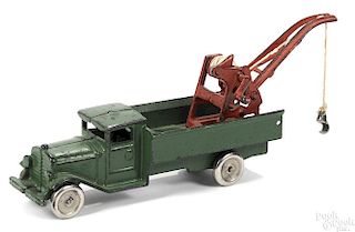 Scarce Vindex cast iron wrecker truck, 7 3/4'' l. Provenance: Donald Kaufman collection