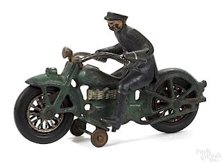 Vindex cast iron Henderson motorcycle, 8 1/4'' l.